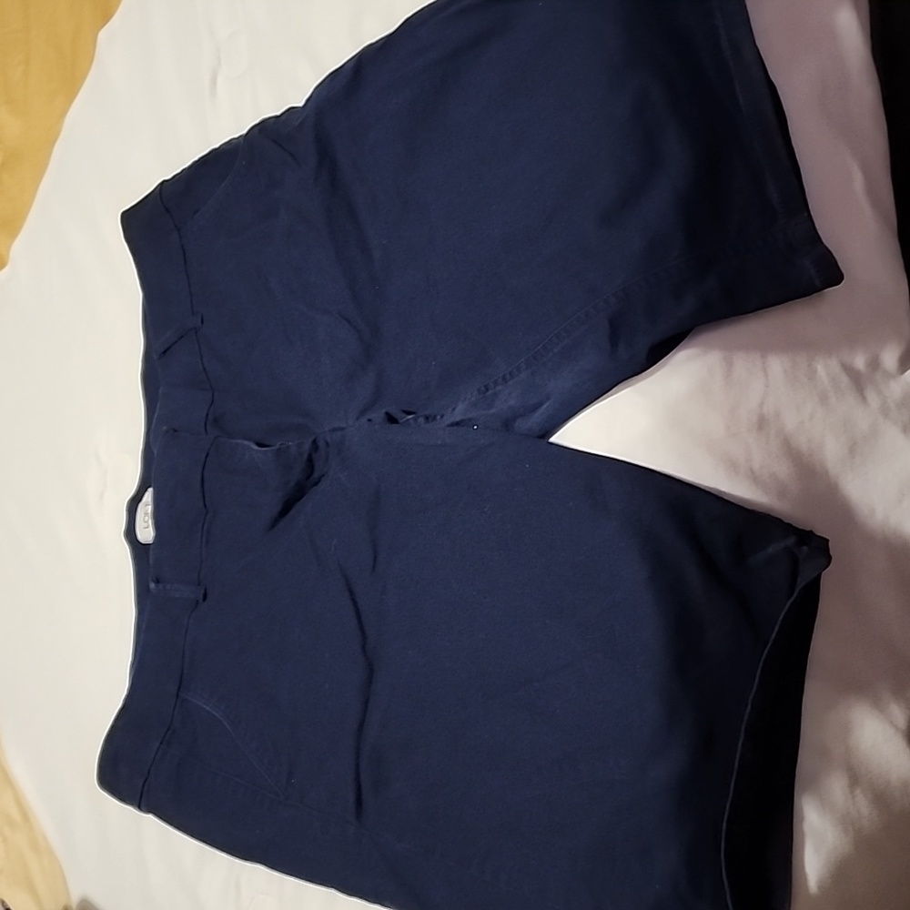 Loft Outlet Bermuda shorts in navy blue